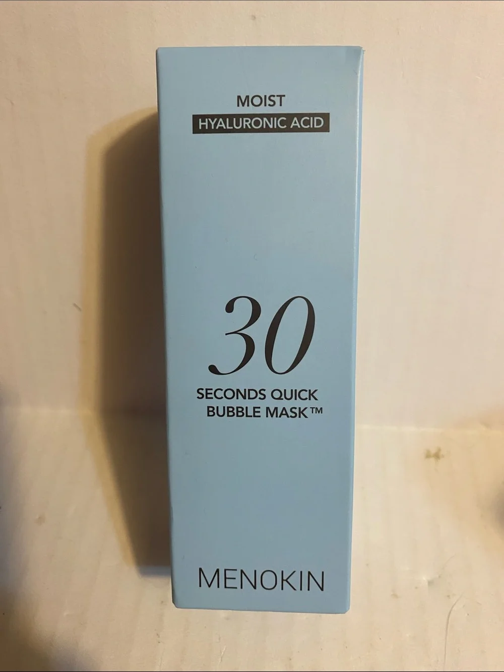 30 Seconds Quick Bubble Mask - Moist Hyaluronic Acid (Light Blue)